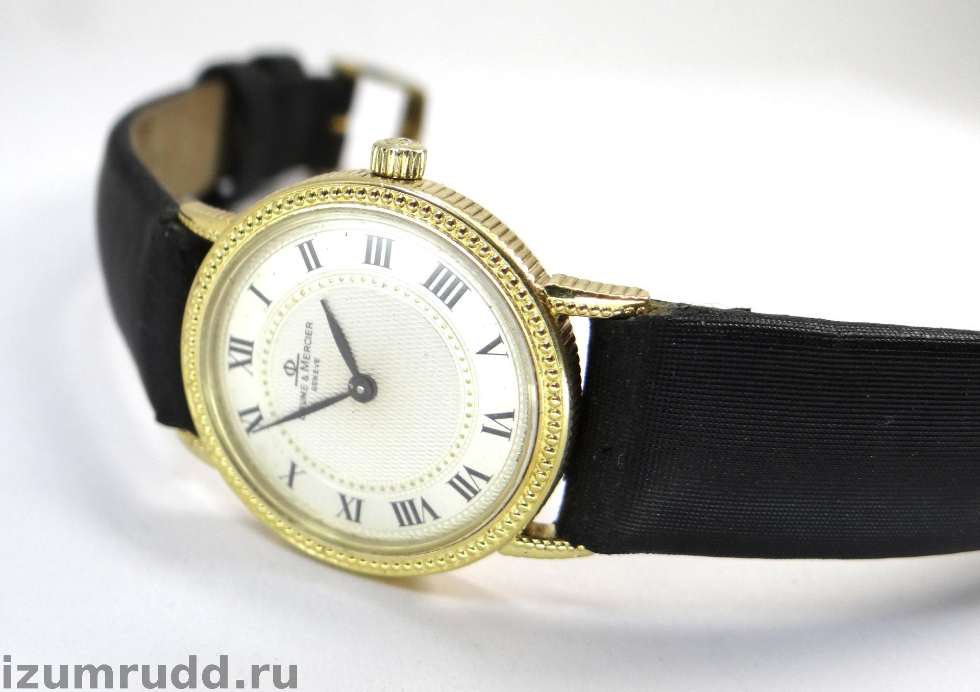 Женские золотые часы Baume Mercier, оригинал