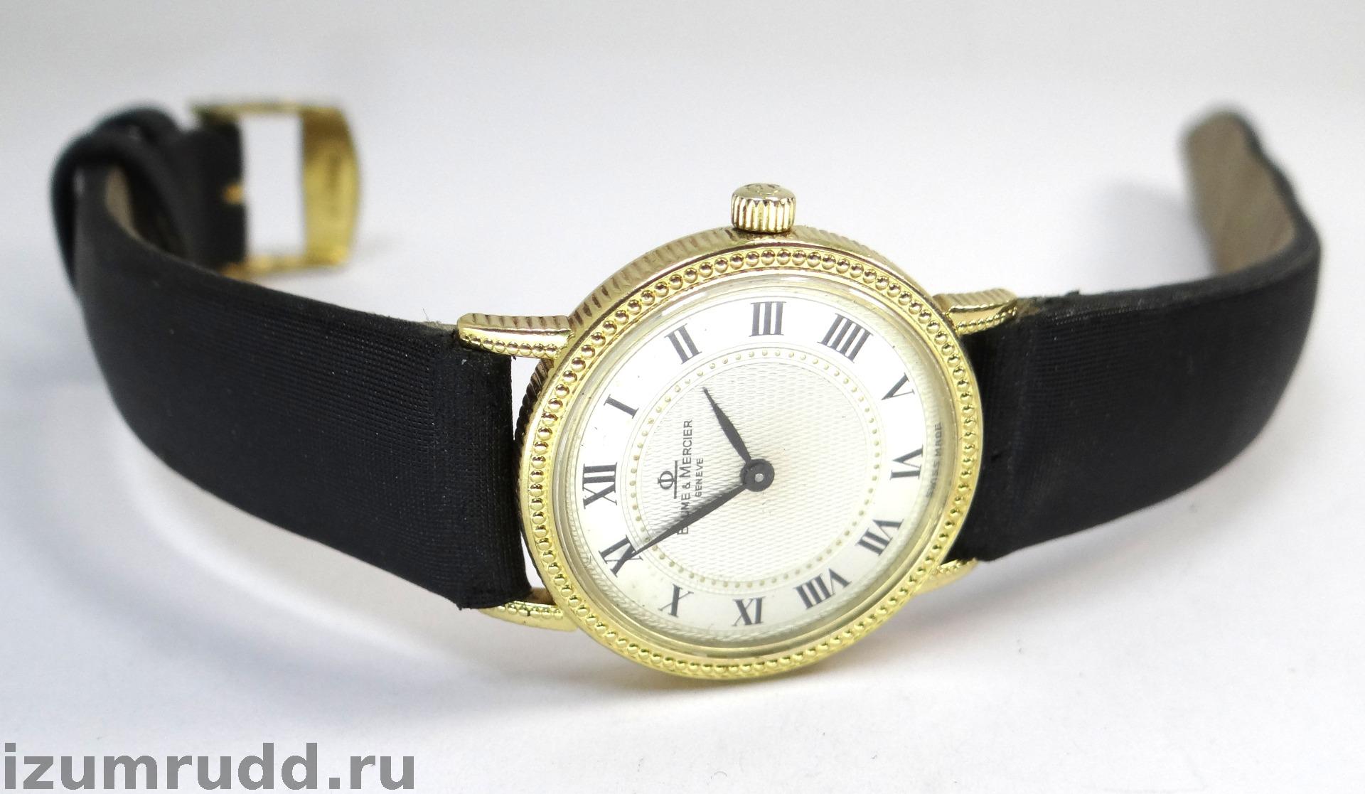 Женские золотые часы Baume Mercier, оригинал