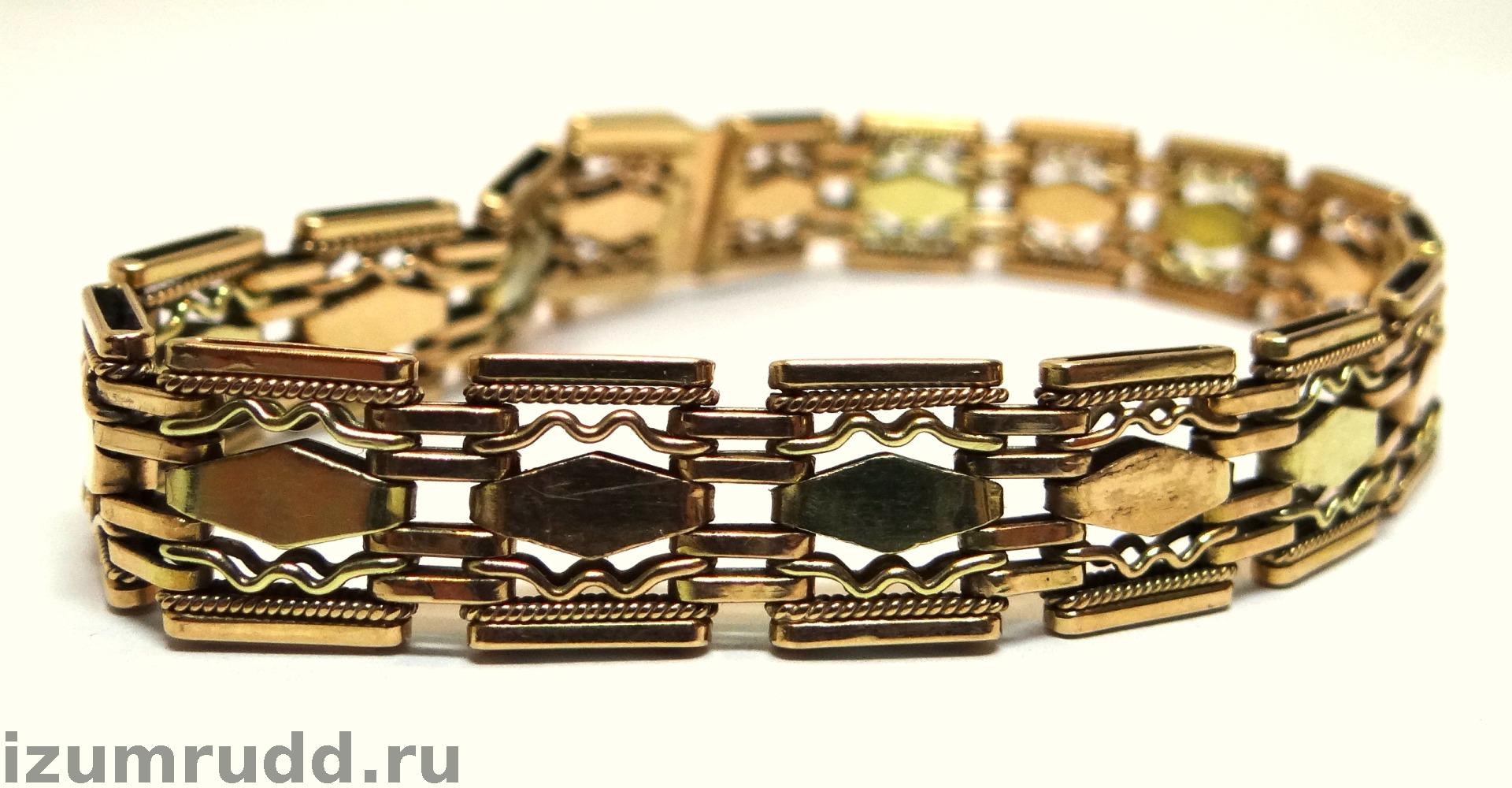 Советские золотые браслеты