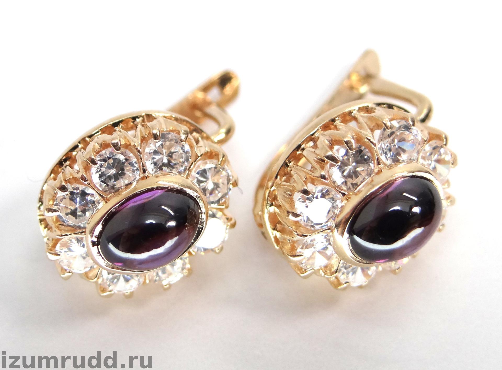 Золотые серьги 585 пробы