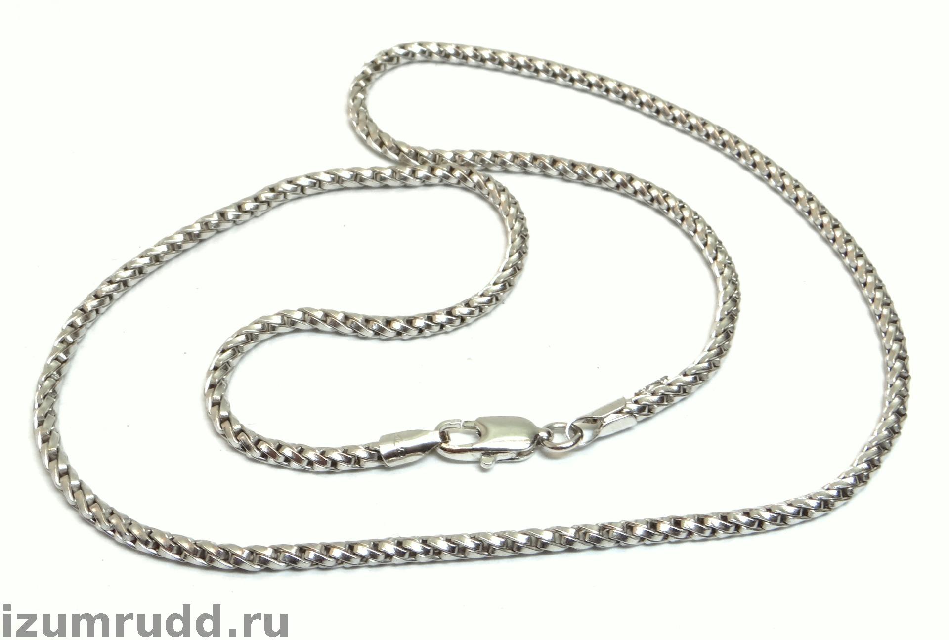 Цепочка из белого золота 750 пробы