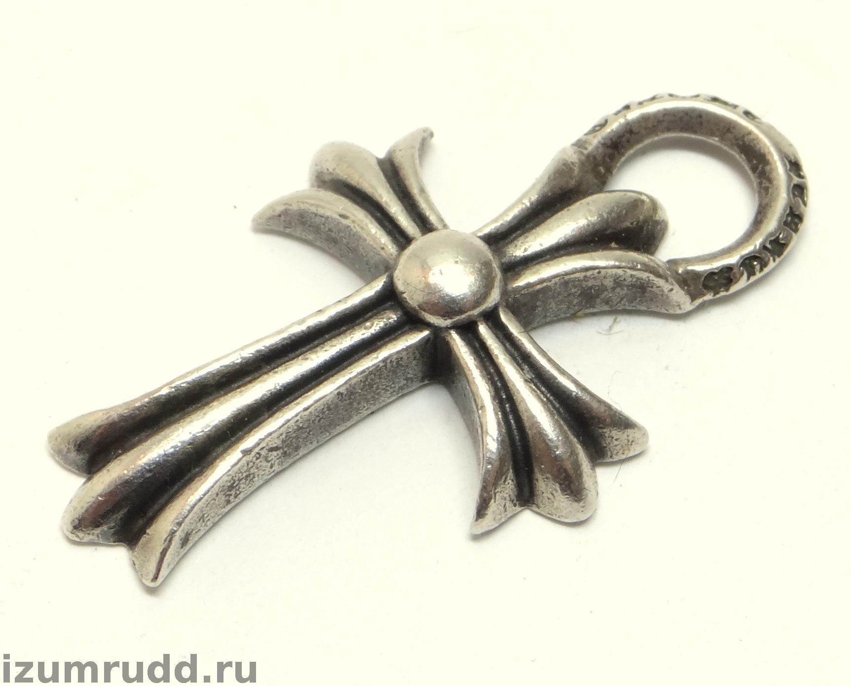 Крест Chrome Hearts, серебро, оригинал